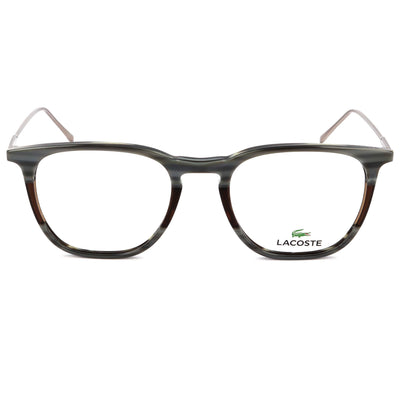 משקפי ראייה Lacoste דגם L2828 לגברים 50 מ״מ בצבע חום אפור