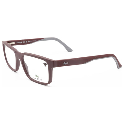 משקפי ראייה Lacoste דגם L2922 לגברים 55 מ״מ בצבע Dark אדום