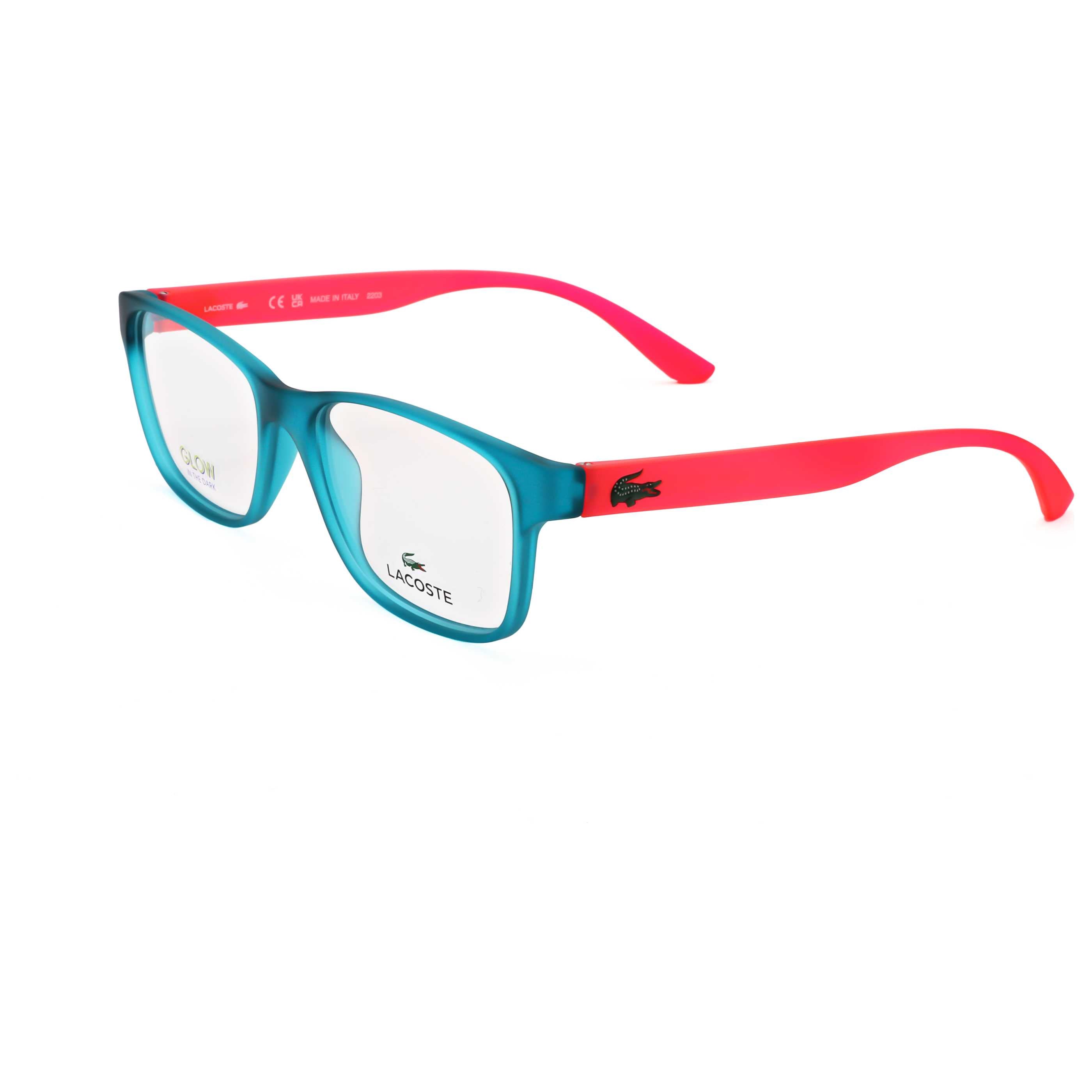 משקפי ראייה Lacoste דגם L3804Bmi יוניסקס 51 מ״מ בצבע Aqua מט Star זרחני T