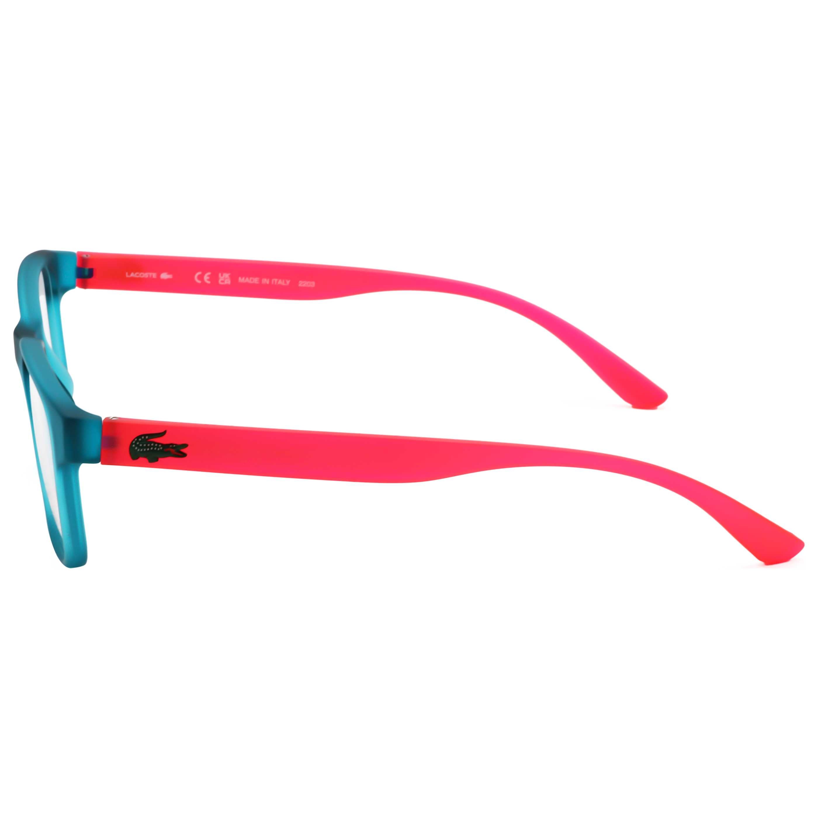 משקפי ראייה Lacoste דגם L3804Bmi יוניסקס 51 מ״מ בצבע Aqua מט Star זרחני T