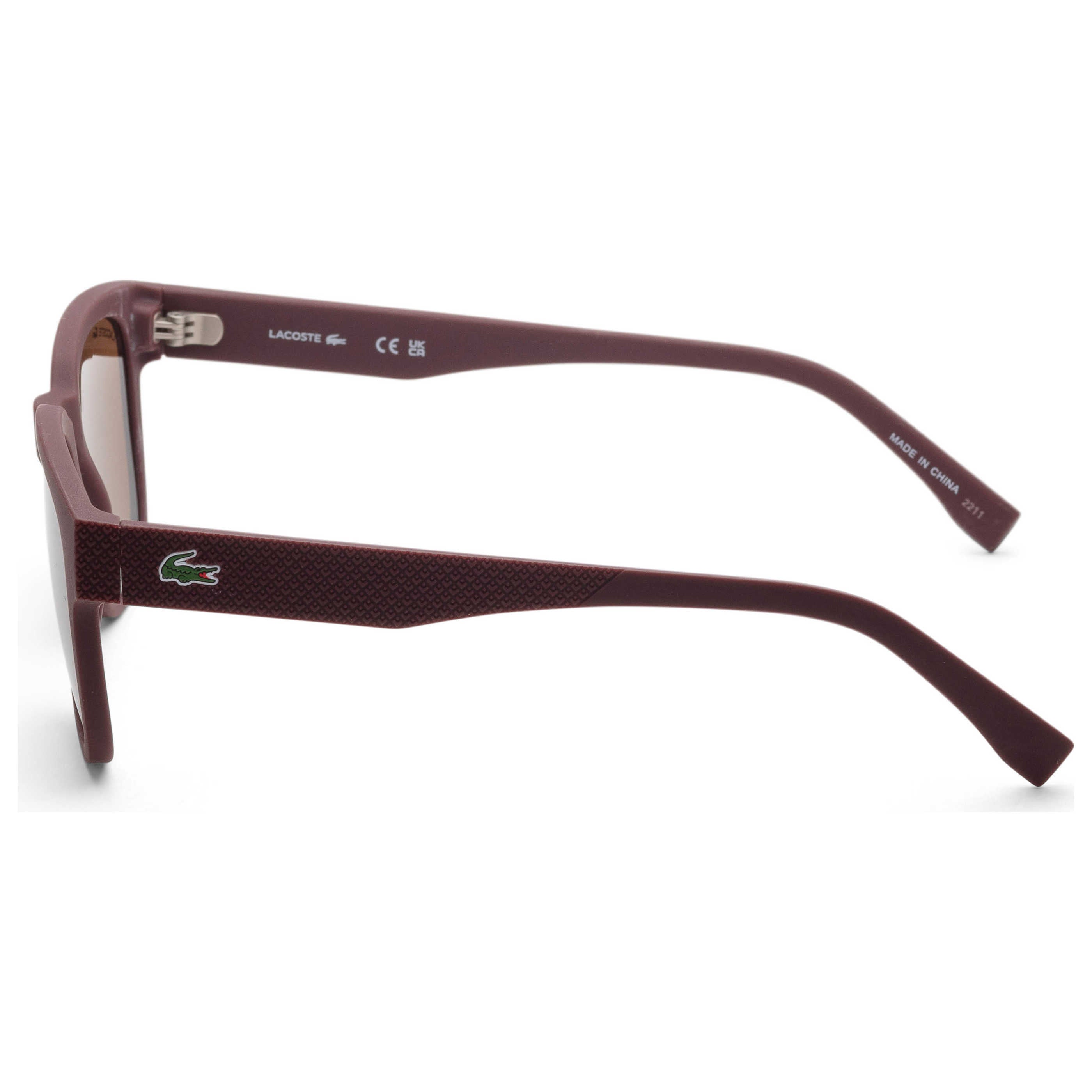 משקפי שמש Lacoste דגם L982S לגברים 53 מ״מ בצבע מט אדום