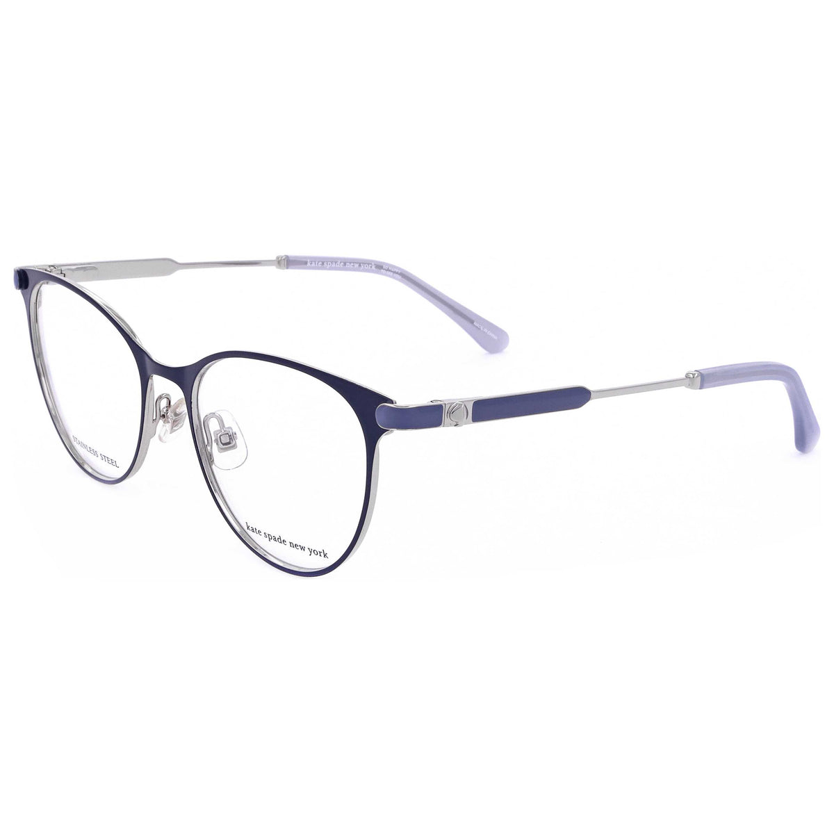 משקפי ראייה Kate Spade דגם Lita לנשים 50 מ״מ בצבע Palladium כחול