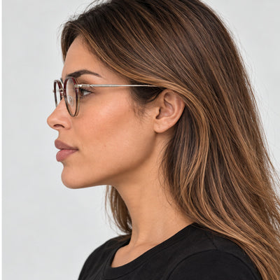 Longchamp Women's 48 mm Gold Burgundy Gradient Eyeglasses LO2168-772-48
