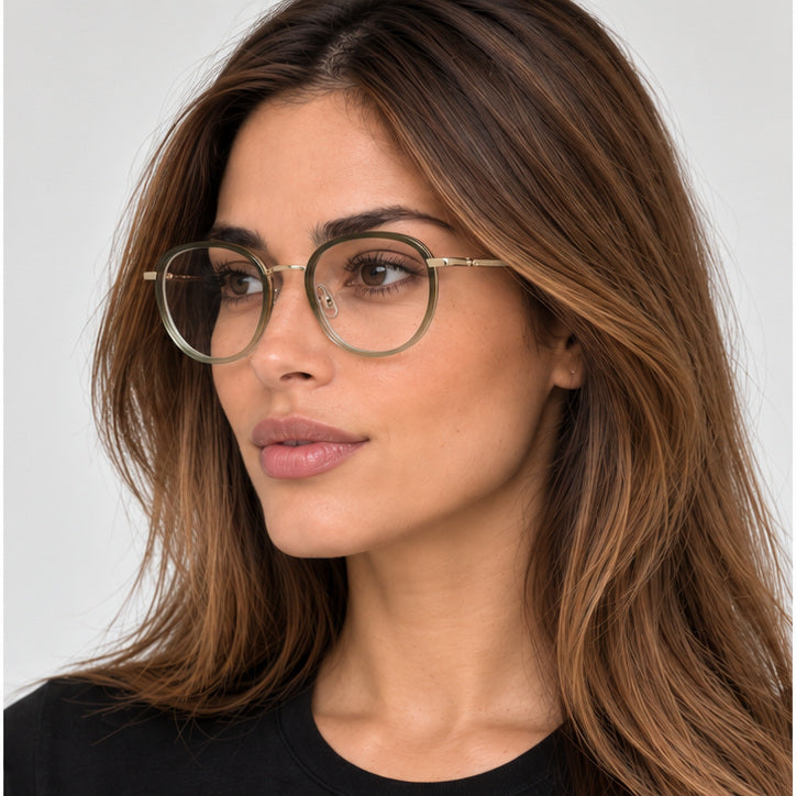 משקפי ראייה Longchamp דגם LO2168N-727-48 לנשים 48 מ״מ בצבע Gold Brown Gradient