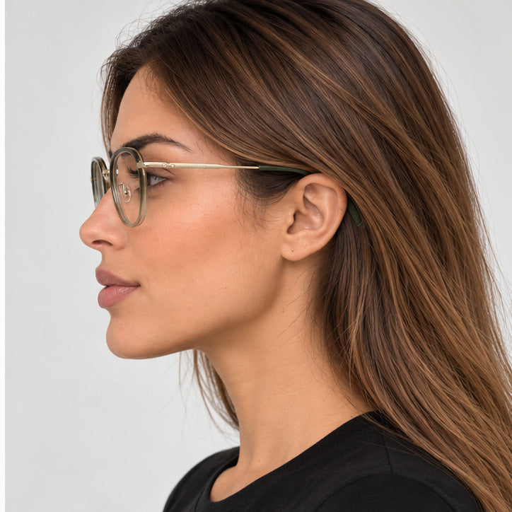 משקפי ראייה Longchamp דגם LO2168N-727-48 לנשים 48 מ״מ בצבע Gold Brown Gradient