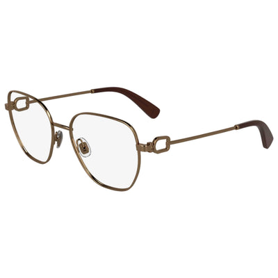 Longchamp Women's 52 mm Amber Gold Eyeglasses LO2169N-730-52