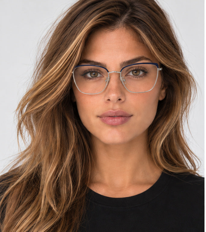 משקפי ראייה Longchamp דגם LO2170N-400-53 לנשים 53 מ״מ בצבע Blue Gradient
