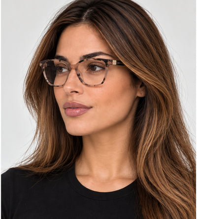 משקפי ראייה Longchamp דגם LO2647N-609-51 לנשים 53 מ״מ בצבע Marble Rose