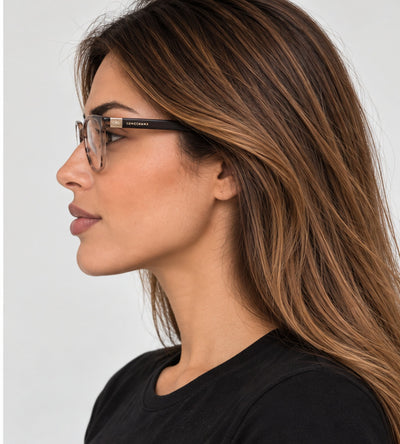 משקפי ראייה Longchamp דגם LO2647N-609-51 לנשים 53 מ״מ בצבע Marble Rose