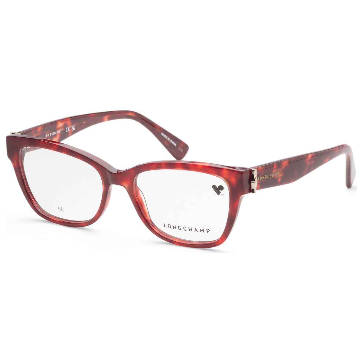 Longchamp Fashion Women's 54 mm Red Havana Eyeglasses LO2713-640
