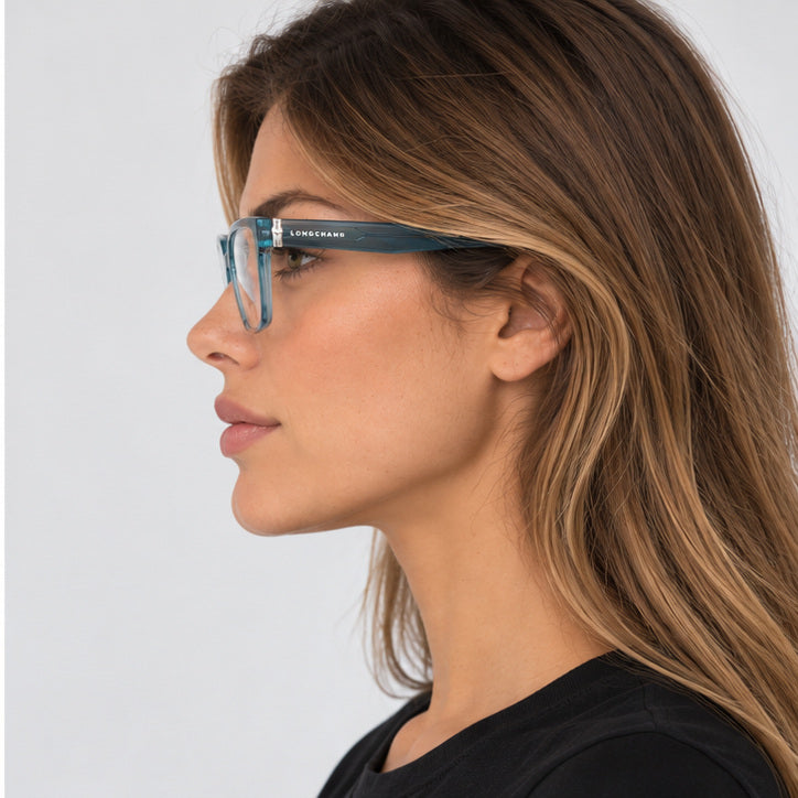 משקפי ראייה Longchamp דגם LO2733-430-52 לנשים 52 מ״מ בצבע Petrol Gradient