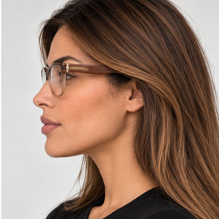 משקפי ראייה Longchamp דגם LO2733N-200-54 לנשים 54 מ״מ בצבע Brown Gradient