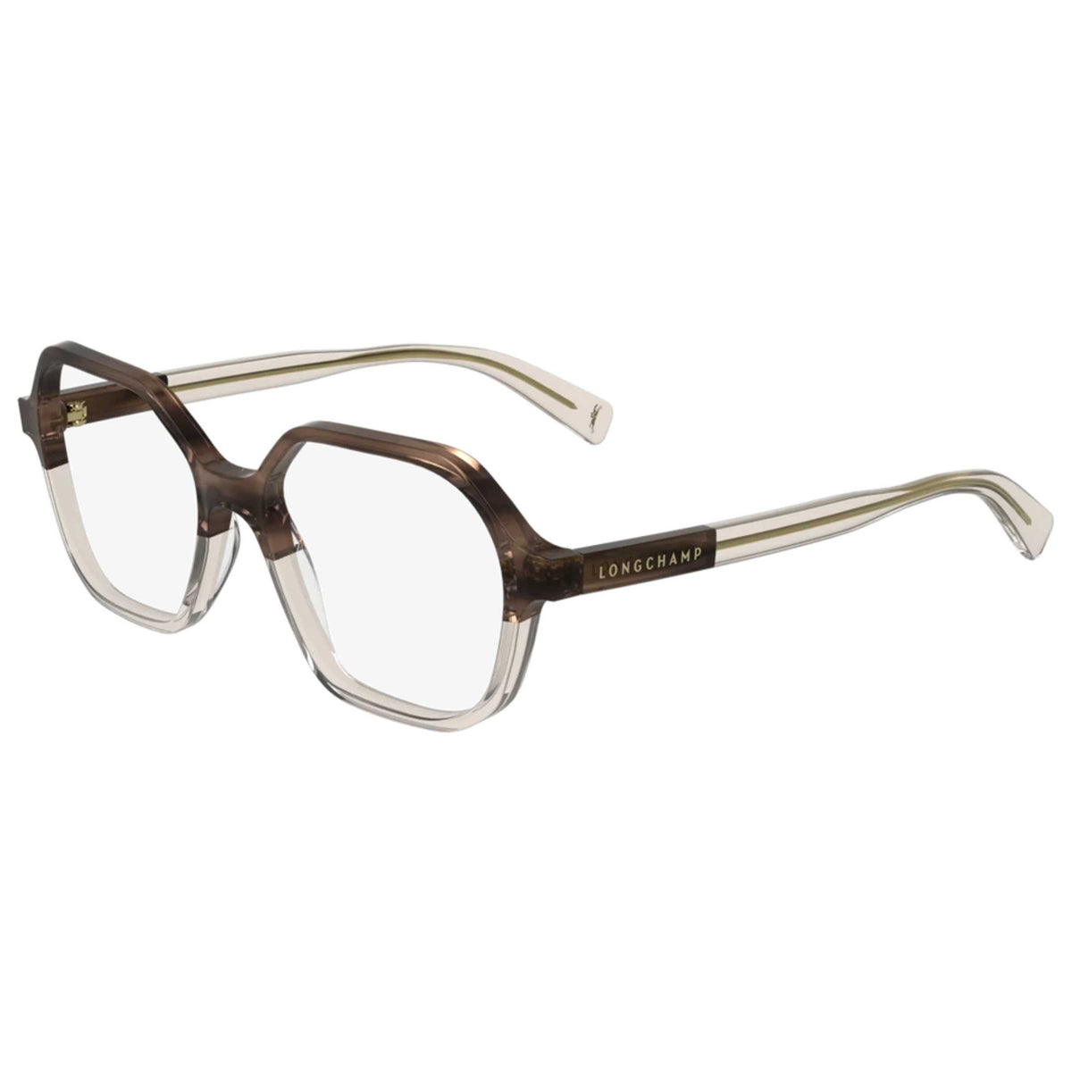 Longchamp Women's 51 mm Striped Peach Sand Eyeglasses LO2740-656-51