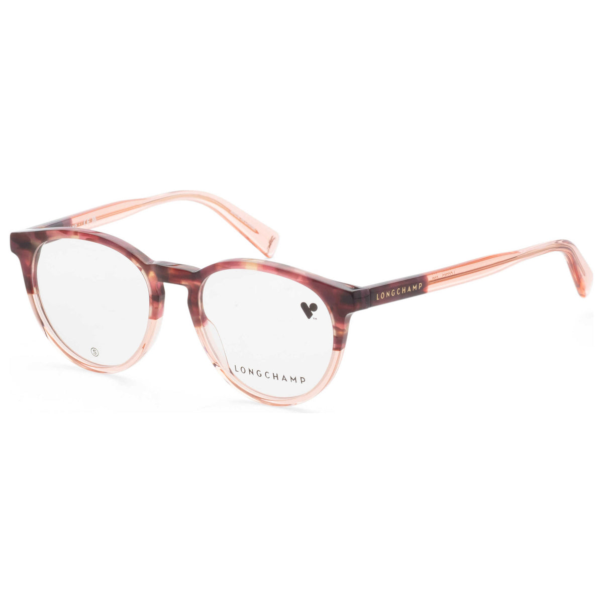 Longchamp Women's 49mm Textured Red Rose Eyeglasses LO2752-608-49