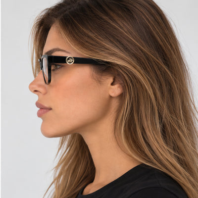 משקפי ראייה Longchamp דגם LO2761-001-53 לנשים 53 מ״מ בצבע שחור