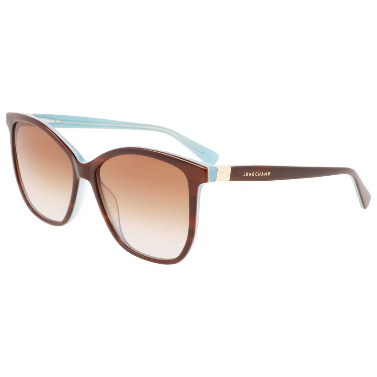 Longchamp Women's 57 mm Azure Havana Sunglasses LO708S-220-57