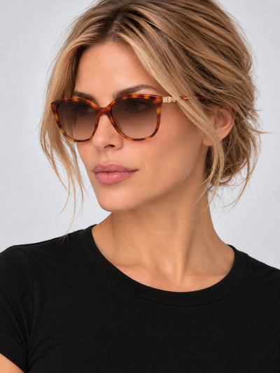 Longchamp Women's 56 mm Brown Rose Gradient Sunglasses LO710SN-203-56