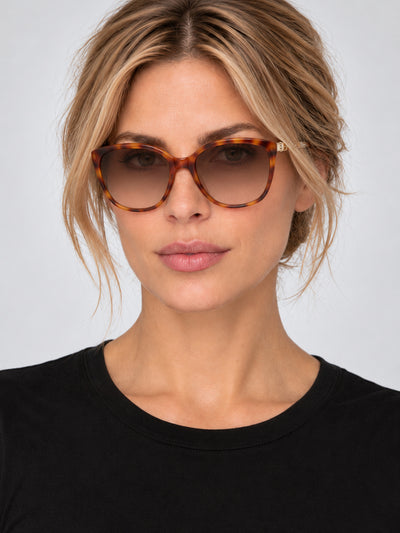 Longchamp Women's 56 mm Brown Rose Gradient Sunglasses LO710SN-203-56