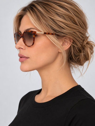 Longchamp Women's 56 mm Brown Rose Gradient Sunglasses LO710SN-203-56