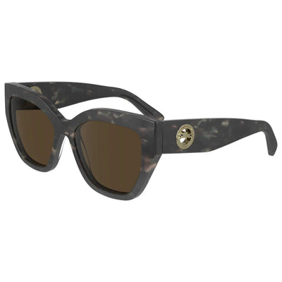 Longchamp Women's 55 mm Textured Green Sunglasses LO741S-306-55