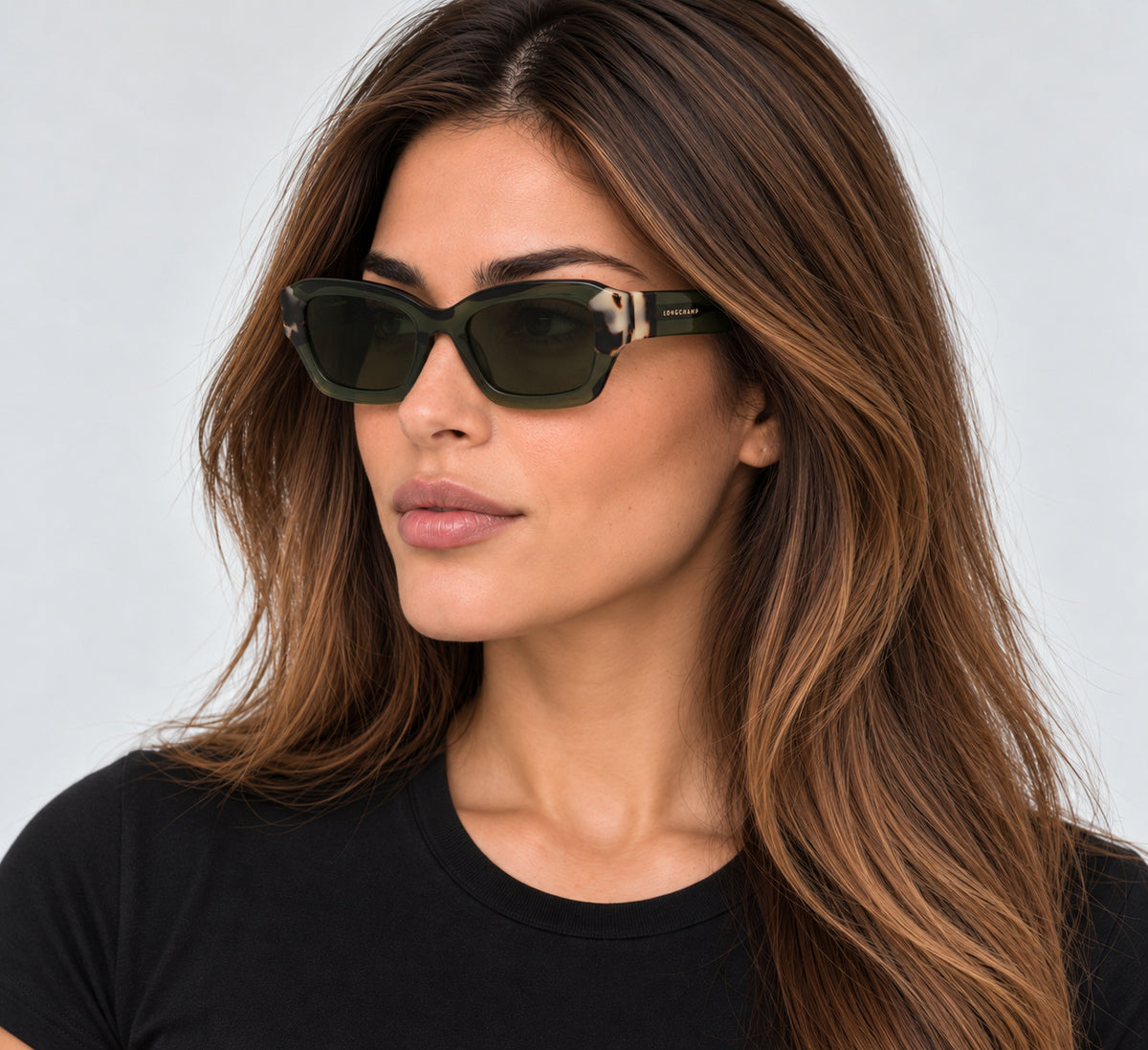 Longchamp Women's 50 mm Khaki Havana Sunglasses LO749S-320-50