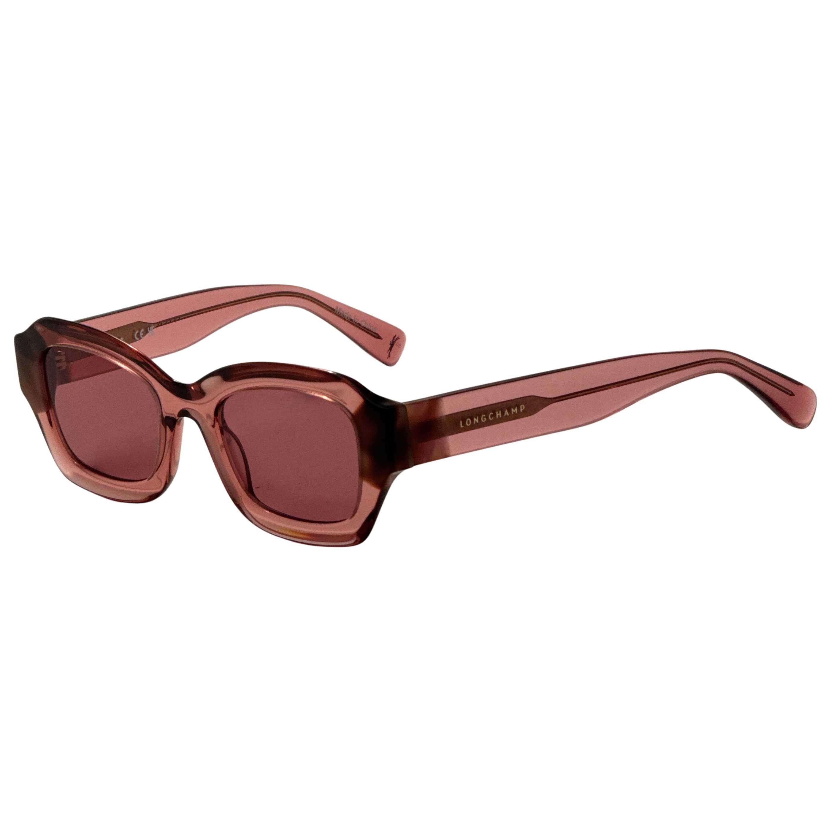 משקפי שמש Longchamp דגם Lo749S לנשים 50 מ״מ בצבע ורוד הוואנה