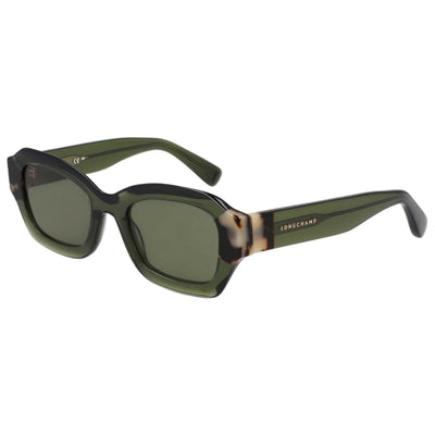 Longchamp Women's 50 mm Khaki Havana Sunglasses LO749SN-320-50