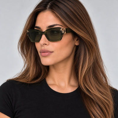 Longchamp Women's 50 mm Khaki Havana Sunglasses LO749SN-320-50