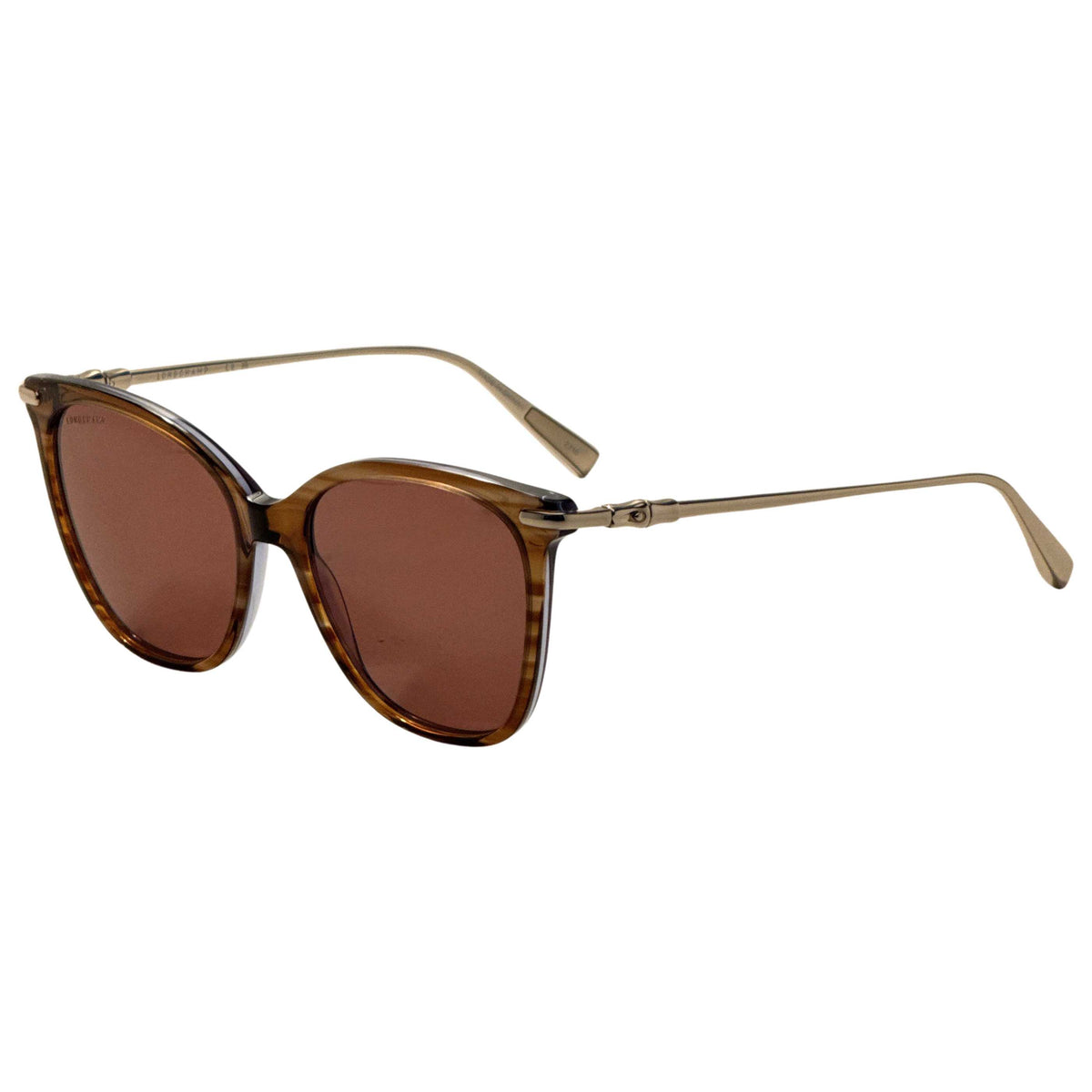 Longchamp Women's 55mm Striped Brown  LO757S-211