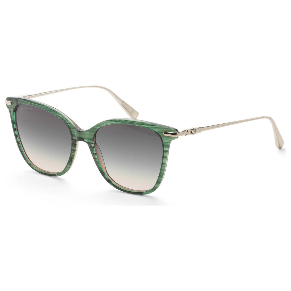 משקפי שמש Longchamp דגם Lo757Sn לנשים 55 מ״מ בצבע Striped ירוק
