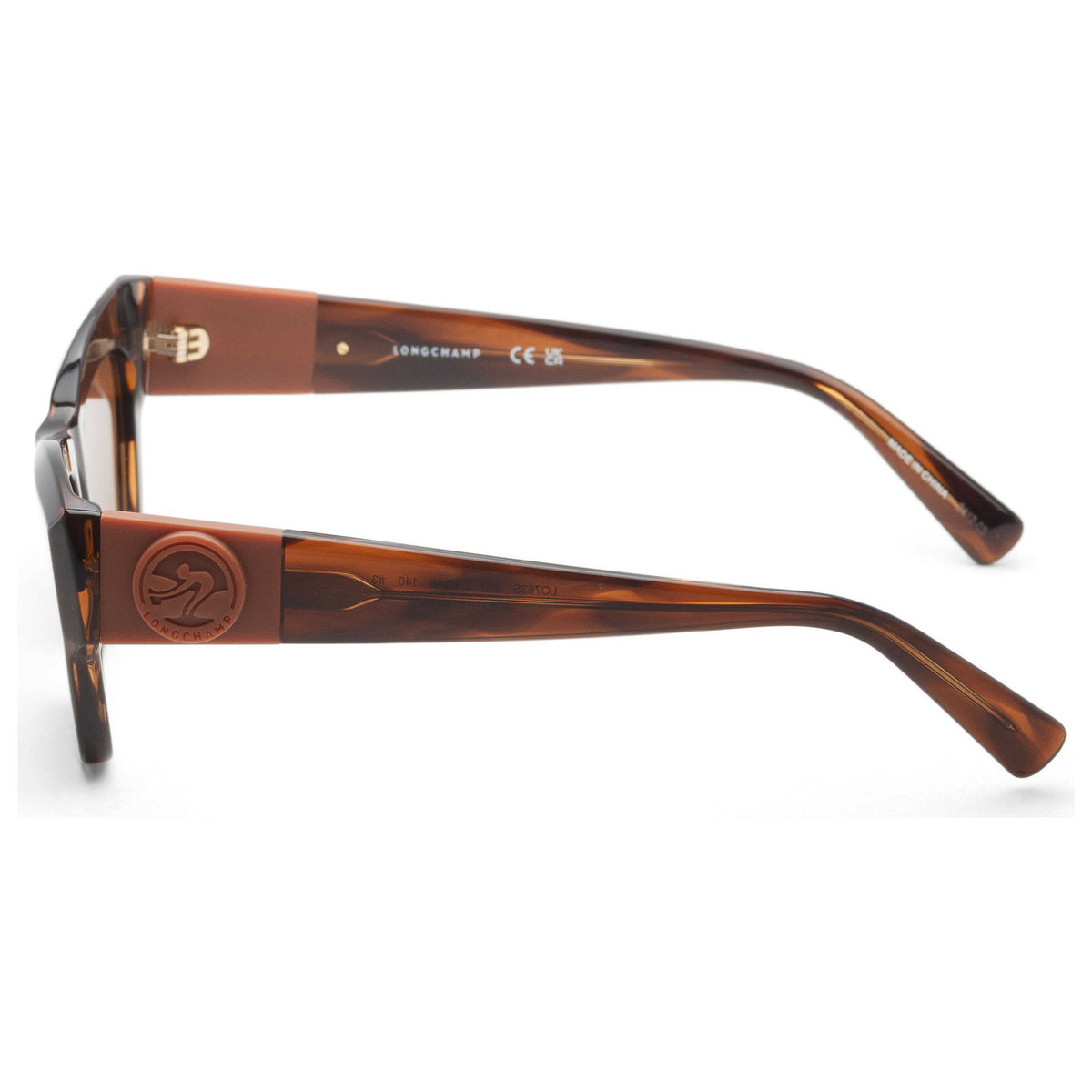 Longchamp Women's 53mm Striped Brown Sunglasses LO763S-211