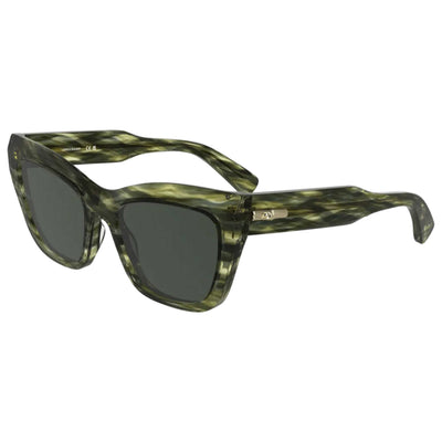 משקפי שמש Longchamp דגם LO777S-308-53 לנשים 53 מ״מ בצבע Striped Green