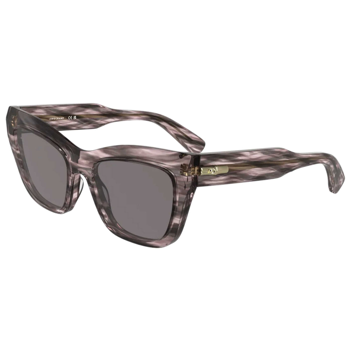 משקפי שמש Longchamp דגם LO777SN-616-53 לנשים 53 מ״מ בצבע Striped Rose