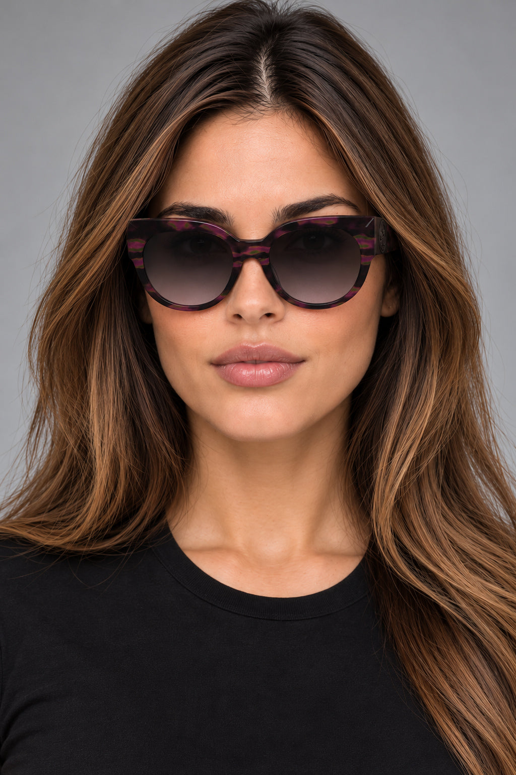 משקפי שמש Longchamp דגם LO779S-234-53 לנשים 53 מ״מ בצבע Textured Brown