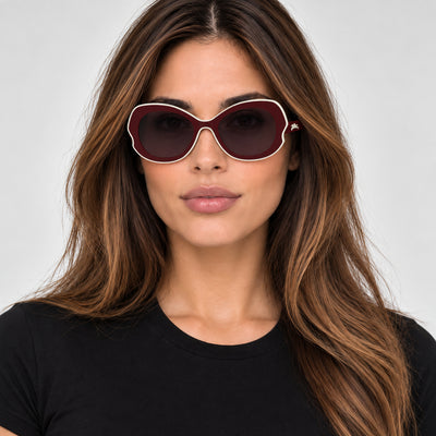 Longchamp Women's 52 mm Burgundy Sunglasses LO780S-601-52