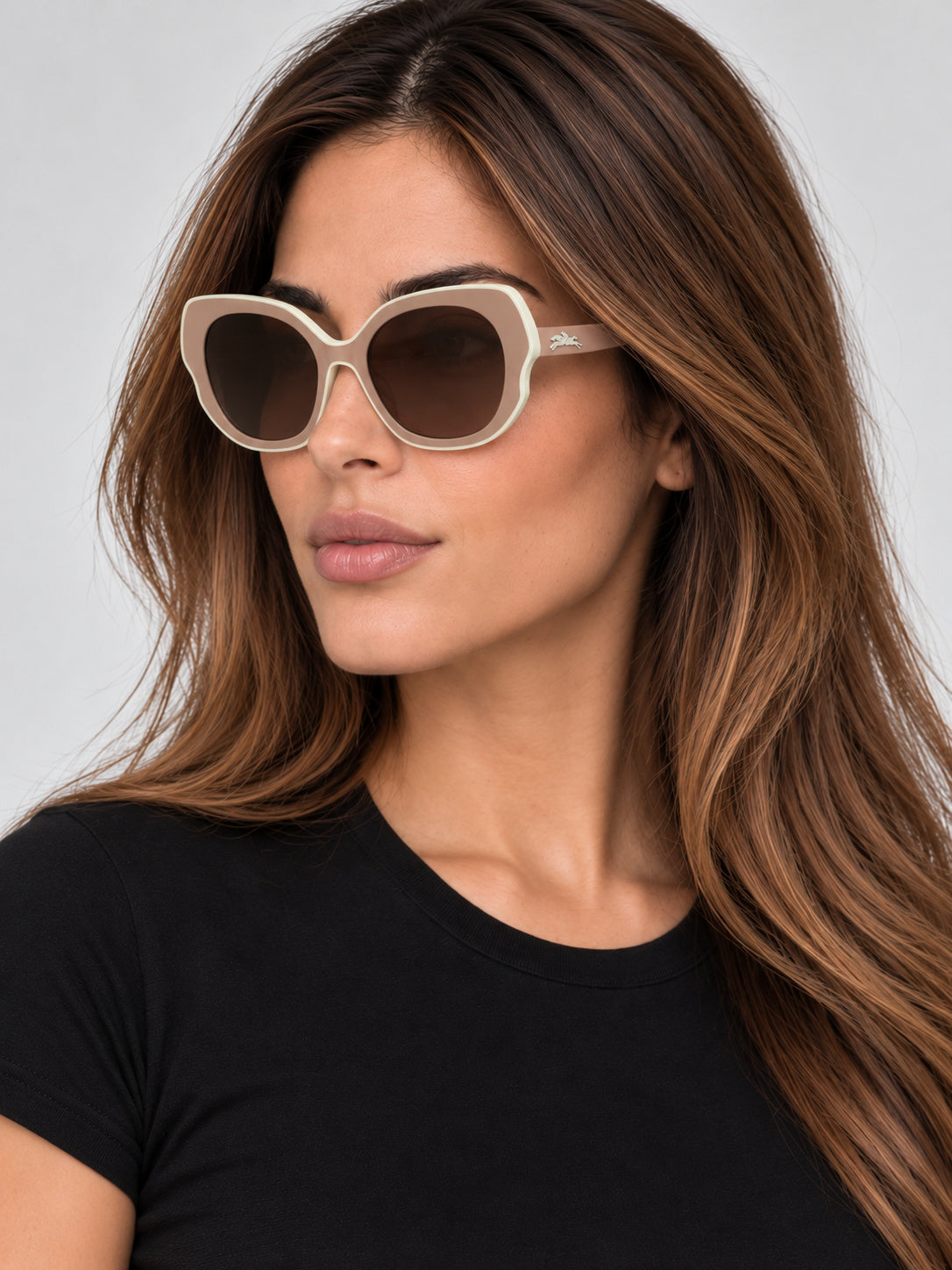 משקפי שמש Longchamp דגם LO780SN-272-52 לנשים 52 מ״מ בצבע Nude