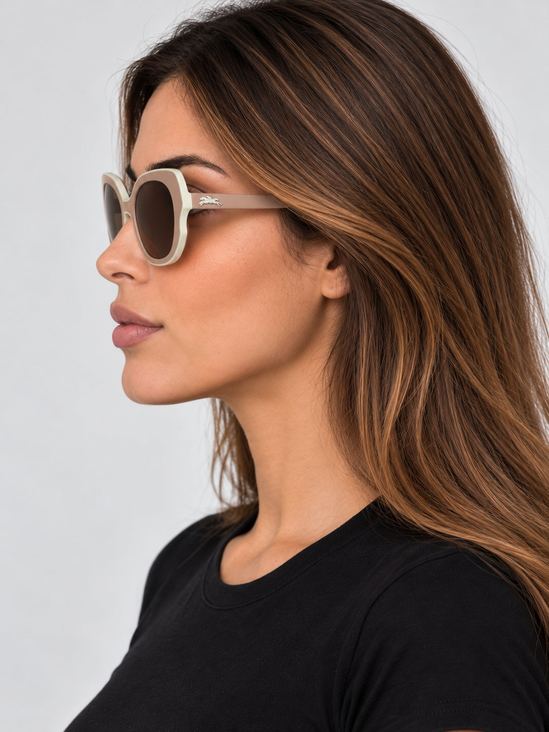 משקפי שמש Longchamp דגם LO780SN-272-52 לנשים 52 מ״מ בצבע Nude