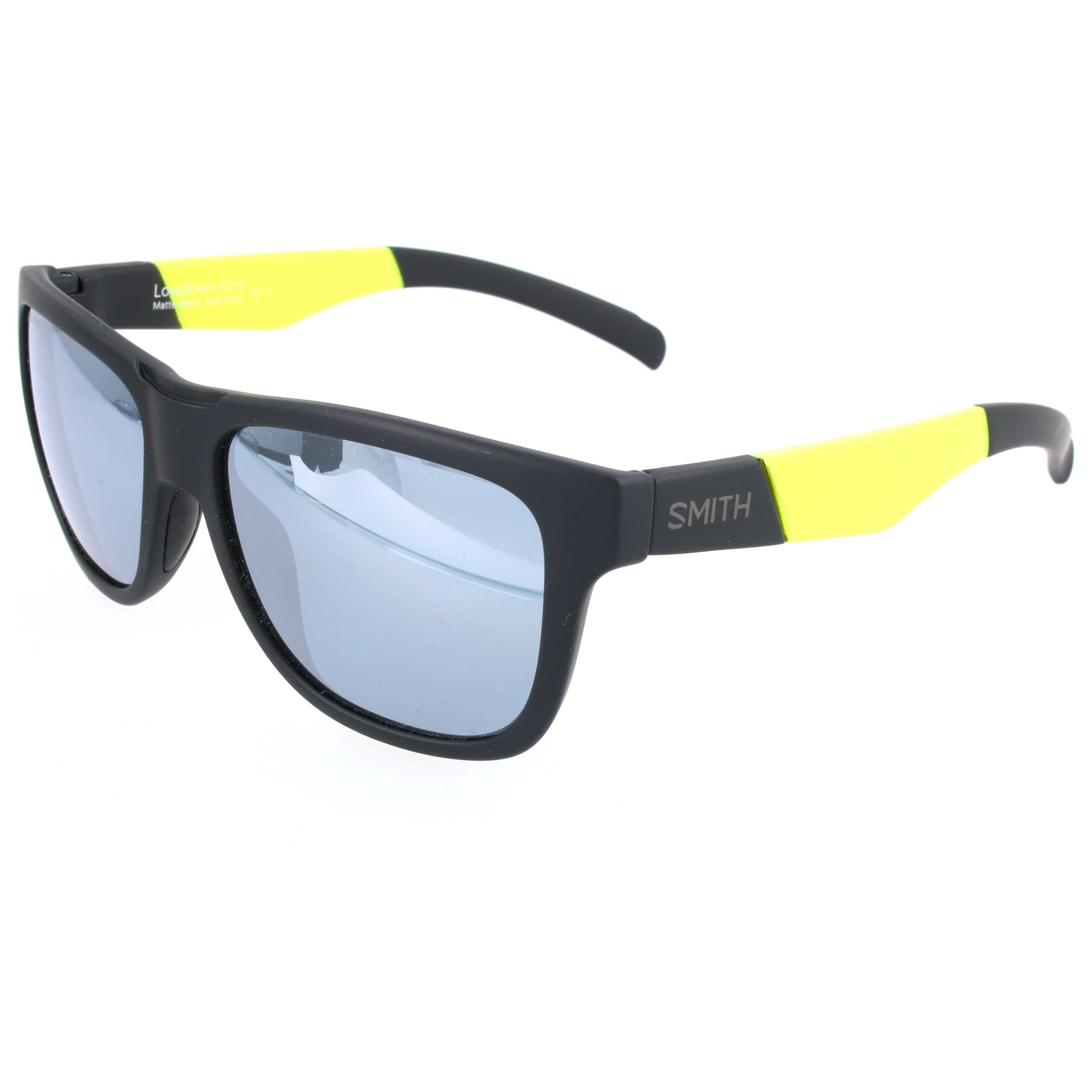 משקפי שמש Smith Optics דגם Lowdownslim יוניסקס 54 מ״מ בצבע שחור מט צהוב