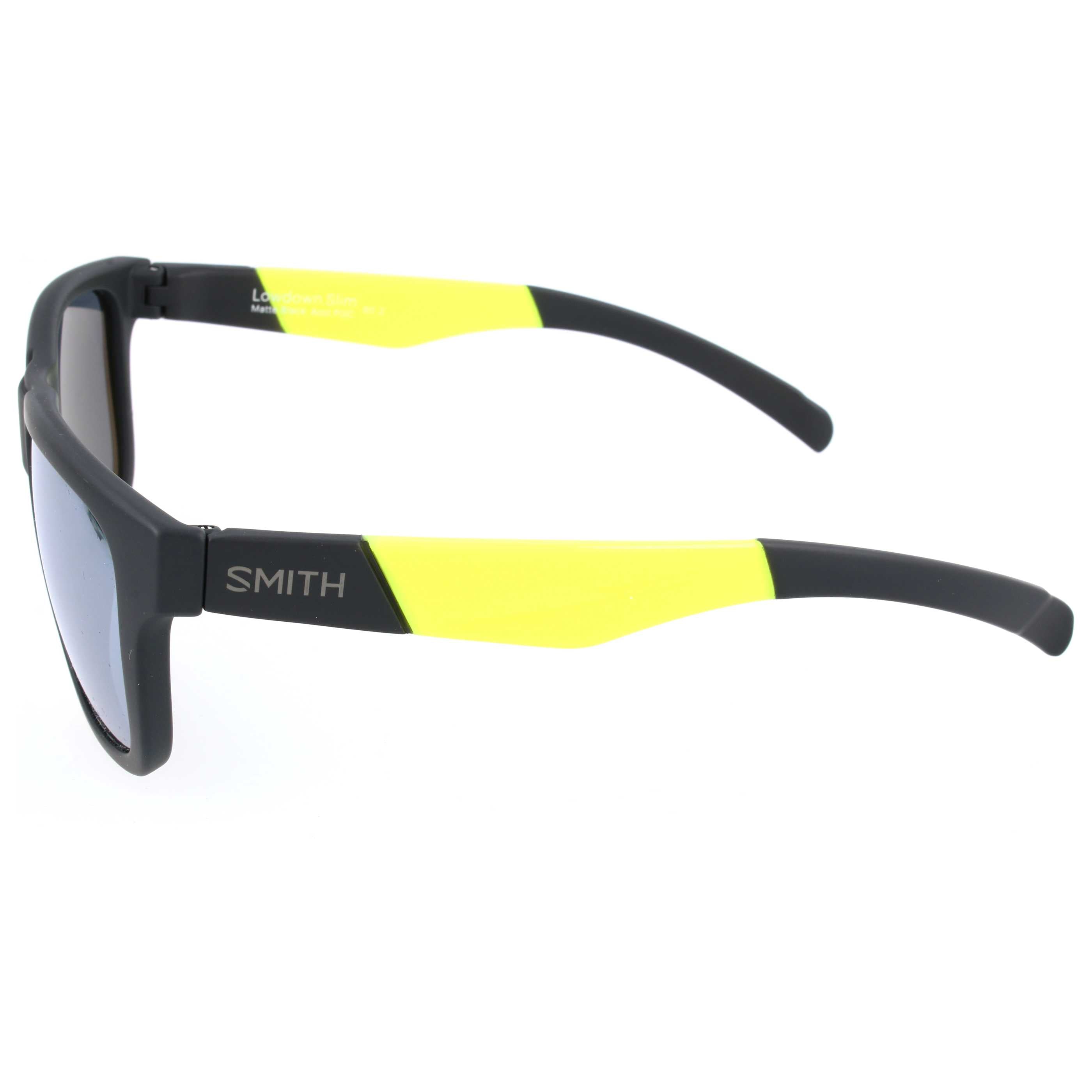 משקפי שמש Smith Optics דגם Lowdownslim יוניסקס 54 מ״מ בצבע שחור מט צהוב