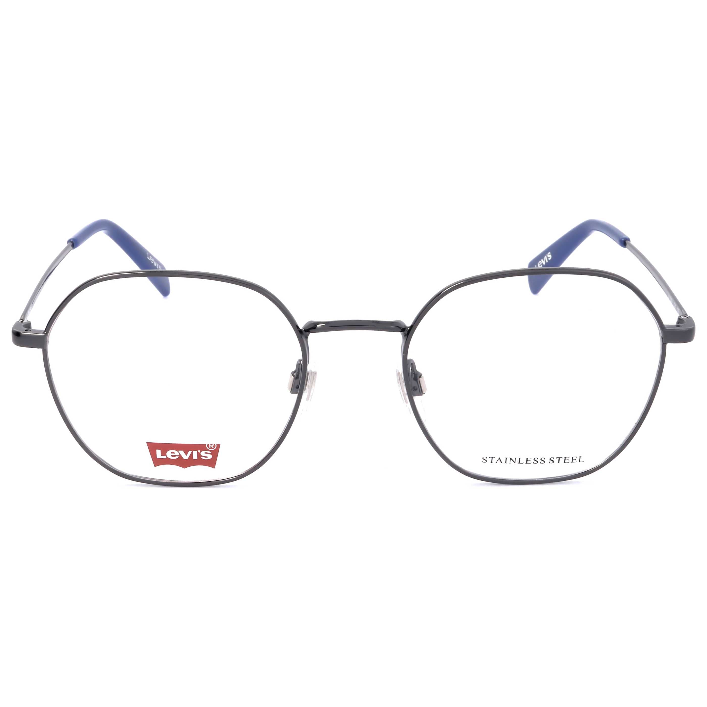 משקפי ראייה Levi's דגם Lv1009 יוניסקס 51 מ״מ בצבע Dark Ruthenium