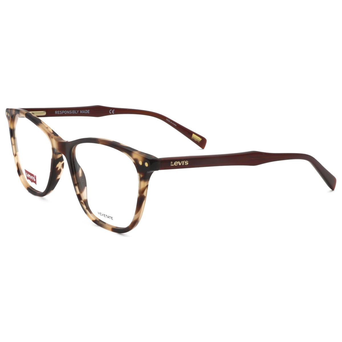 Levi's Women's 52mm Havana Peach Eyeglasses LV5018-HMV-52