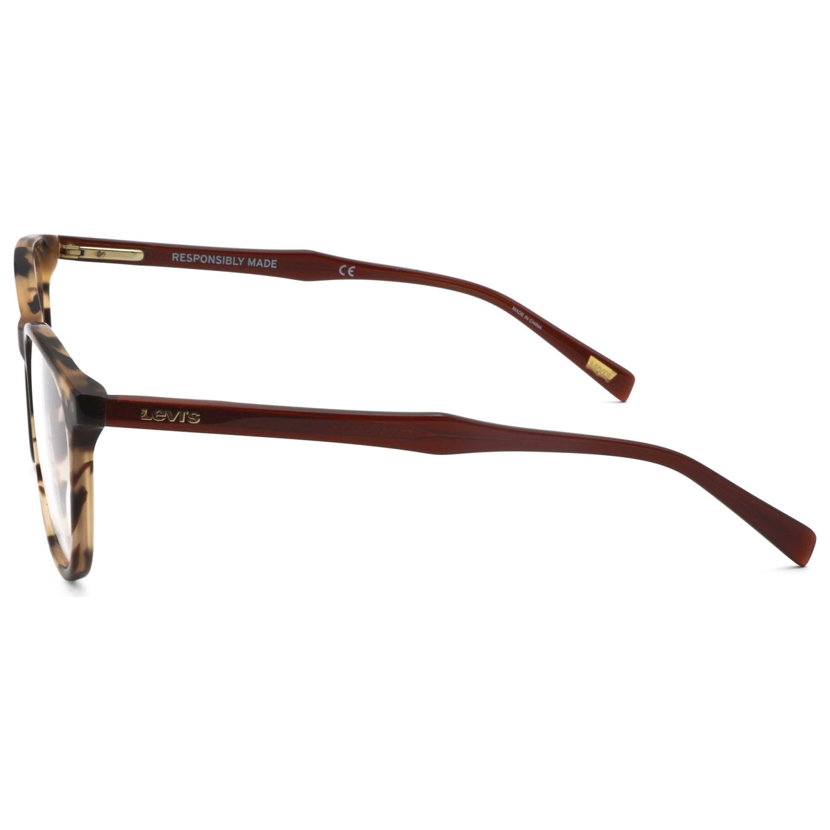 Levi's Women's 52mm Havana Peach Eyeglasses LV5018-HMV-52
