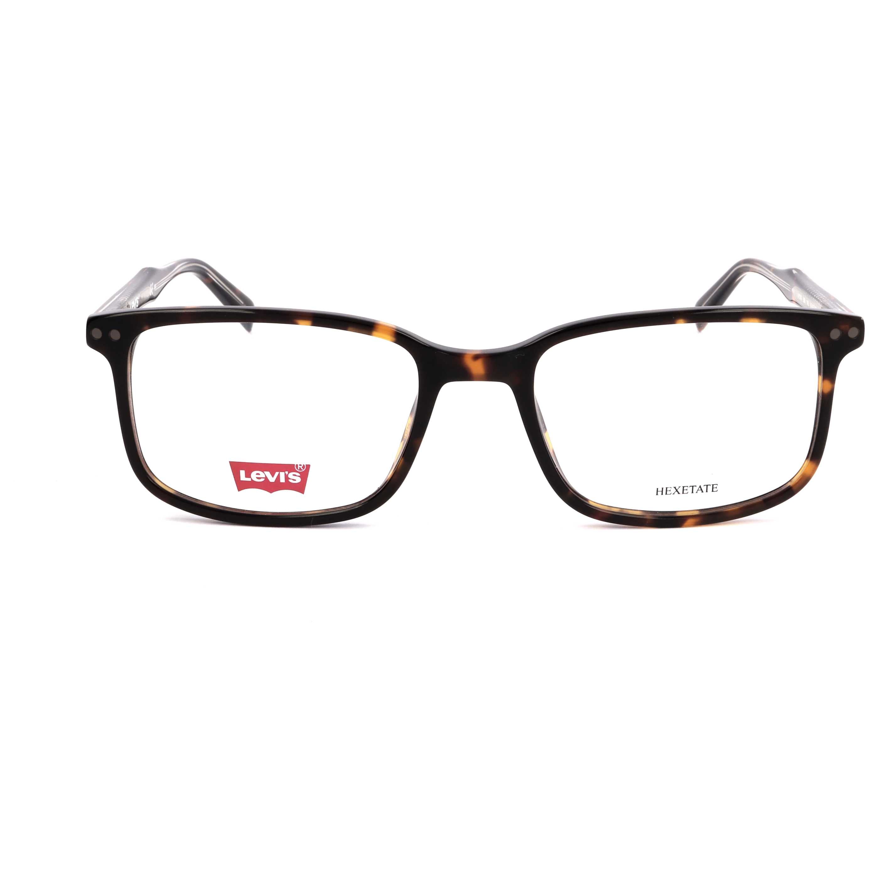 משקפי ראייה Levi's דגם Lv5019 לגברים 54 מ״מ בצבע הוואנה