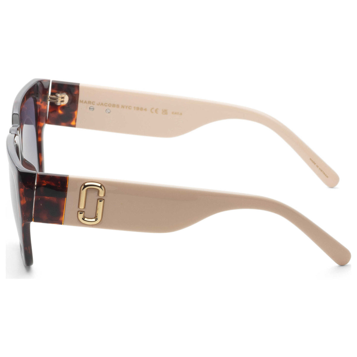 משקפי שמש Marc Jacobs דגם MARC646-S-US-XLT-57 לנשים 57 מ״מ בצבע הוואנה-בז׳