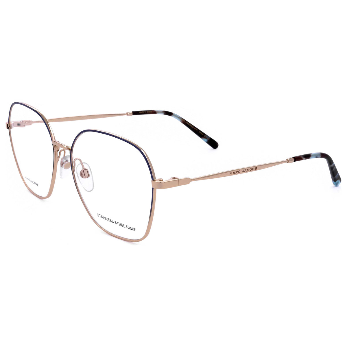 משקפי ראייה Marc Jacobs דגם Marc703 לנשים 56 מ״מ בצבע מט כחול זהב