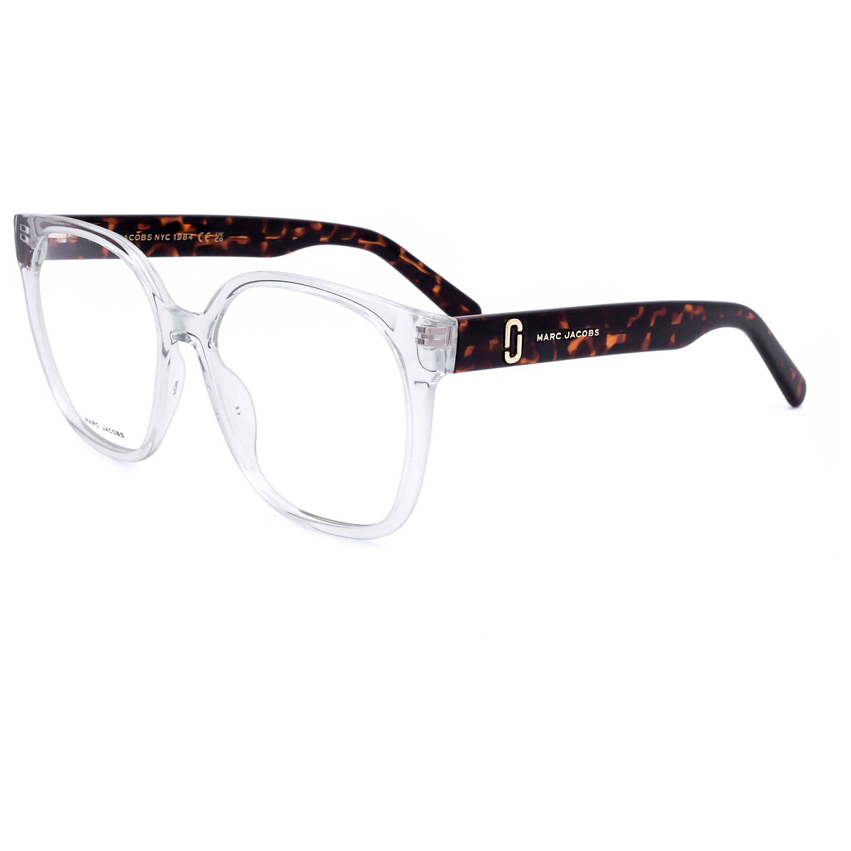 משקפי ראייה Marc Jacobs דגם Marc726 לנשים 55 מ״מ בצבע Crystal הוואנה
