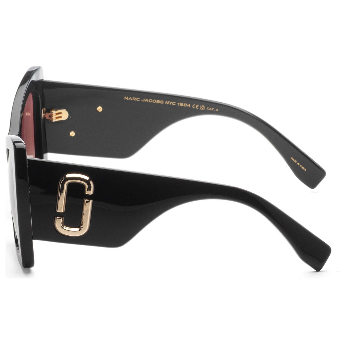 משקפי שמש Marc Jacobs דגם MARC761-S-807-52 לנשים 52 מ״מ בצבע שחור