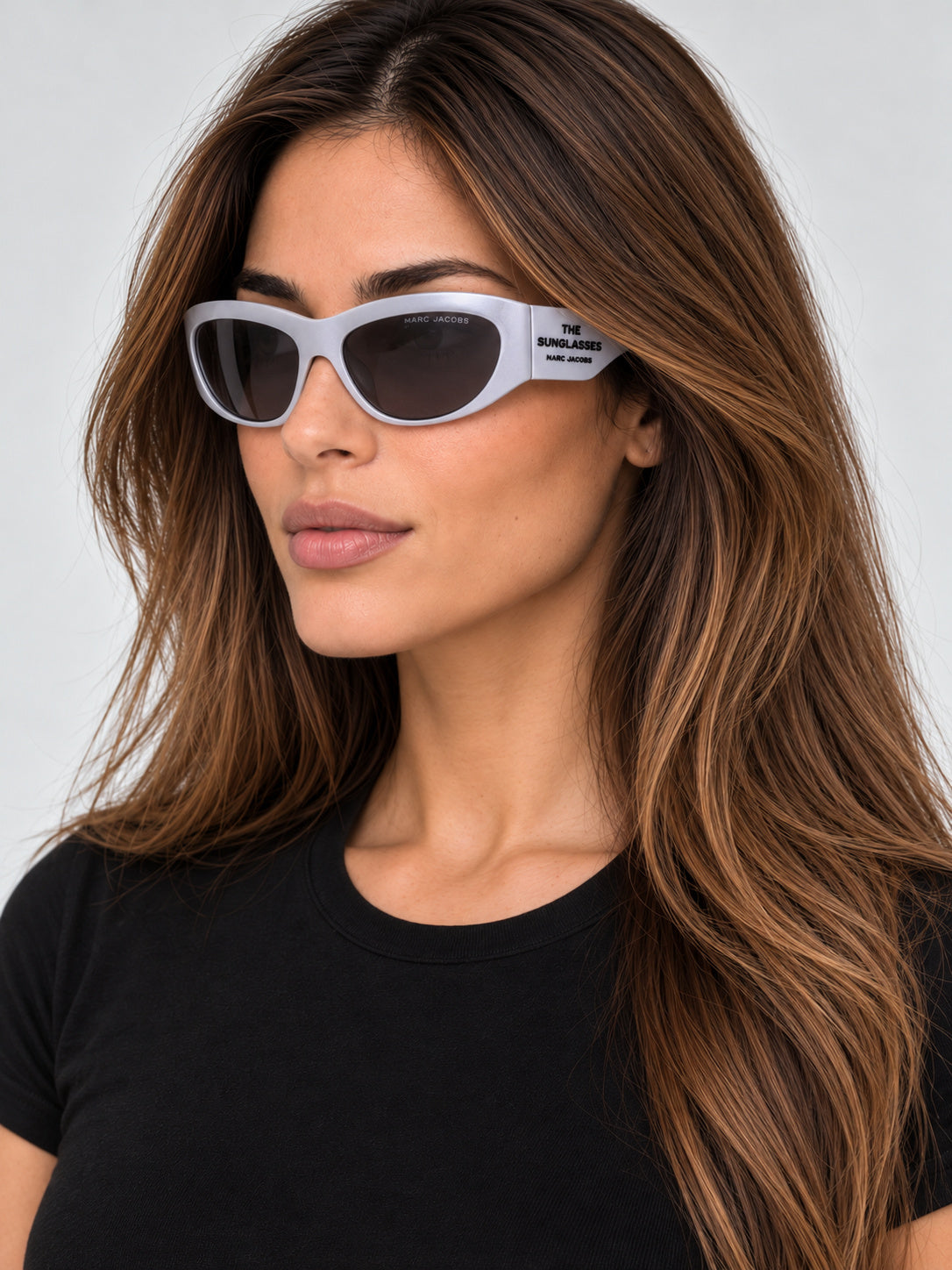 משקפי שמש Marc Jacobs דגם MARC773-S-YB7-62 יוניסקס 62 מ״מ בצבע כסוף