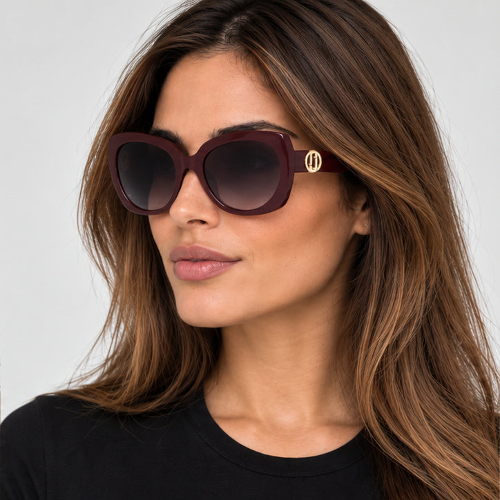 משקפי שמש Marc Jacobs דגם MARC808-S-LHF-57 לנשים 57 מ״מ בצבע Burgundy