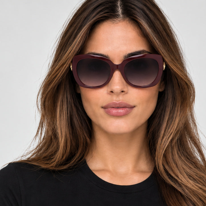משקפי שמש Marc Jacobs דגם MARC808-S-LHF-57 לנשים 57 מ״מ בצבע Burgundy